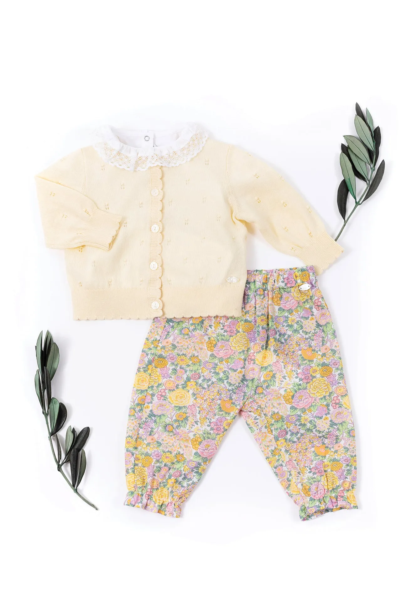 Bodysuit - White Embroidery Hand