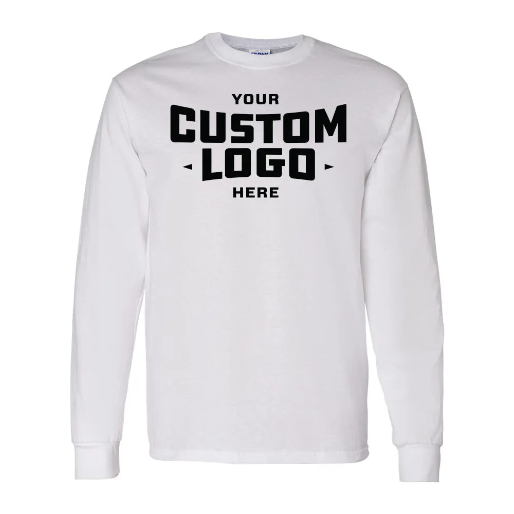 Custom Long Sleeve T-Shirt Full Color - Gildan 5400