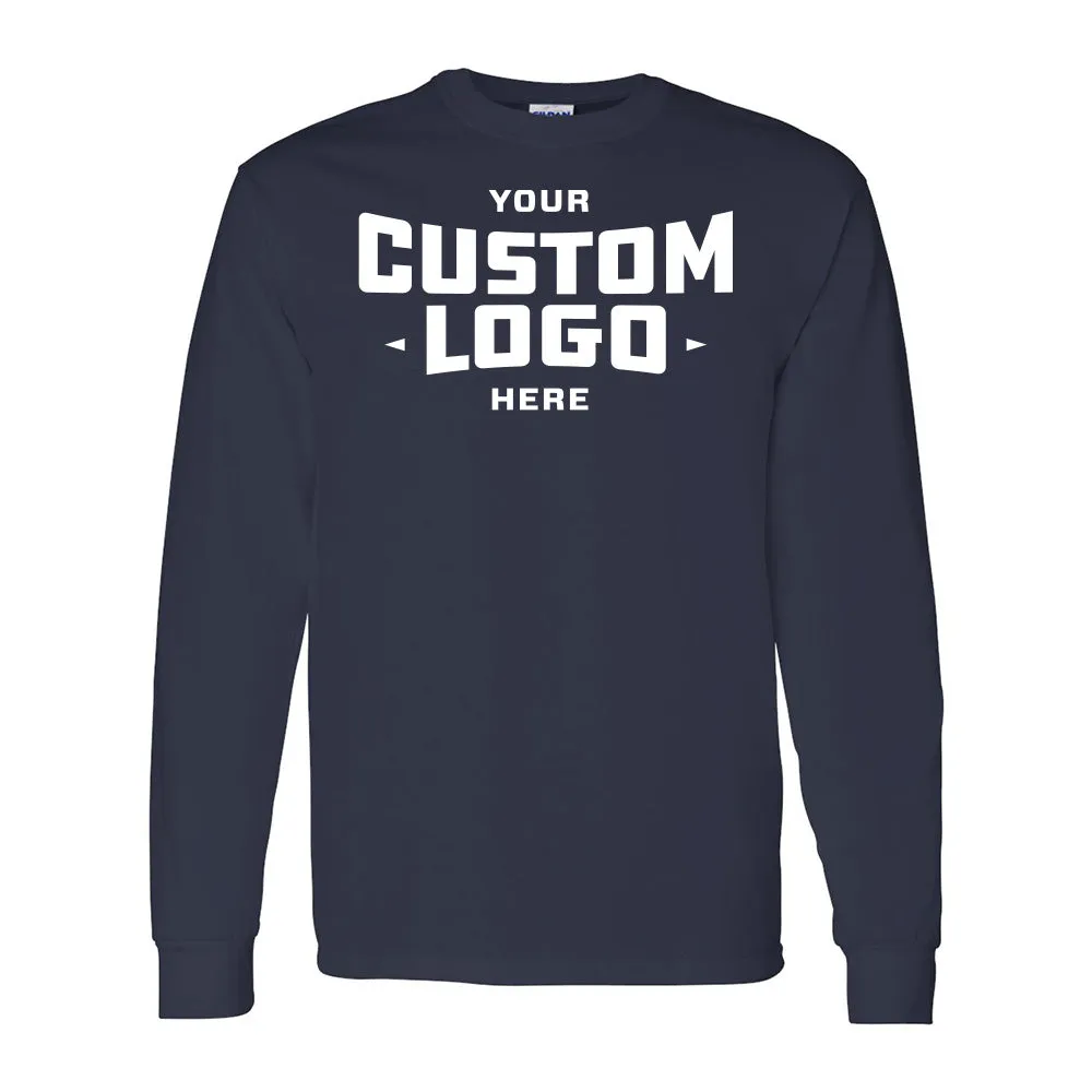 Custom Long Sleeve T-Shirt Full Color - Gildan 5400