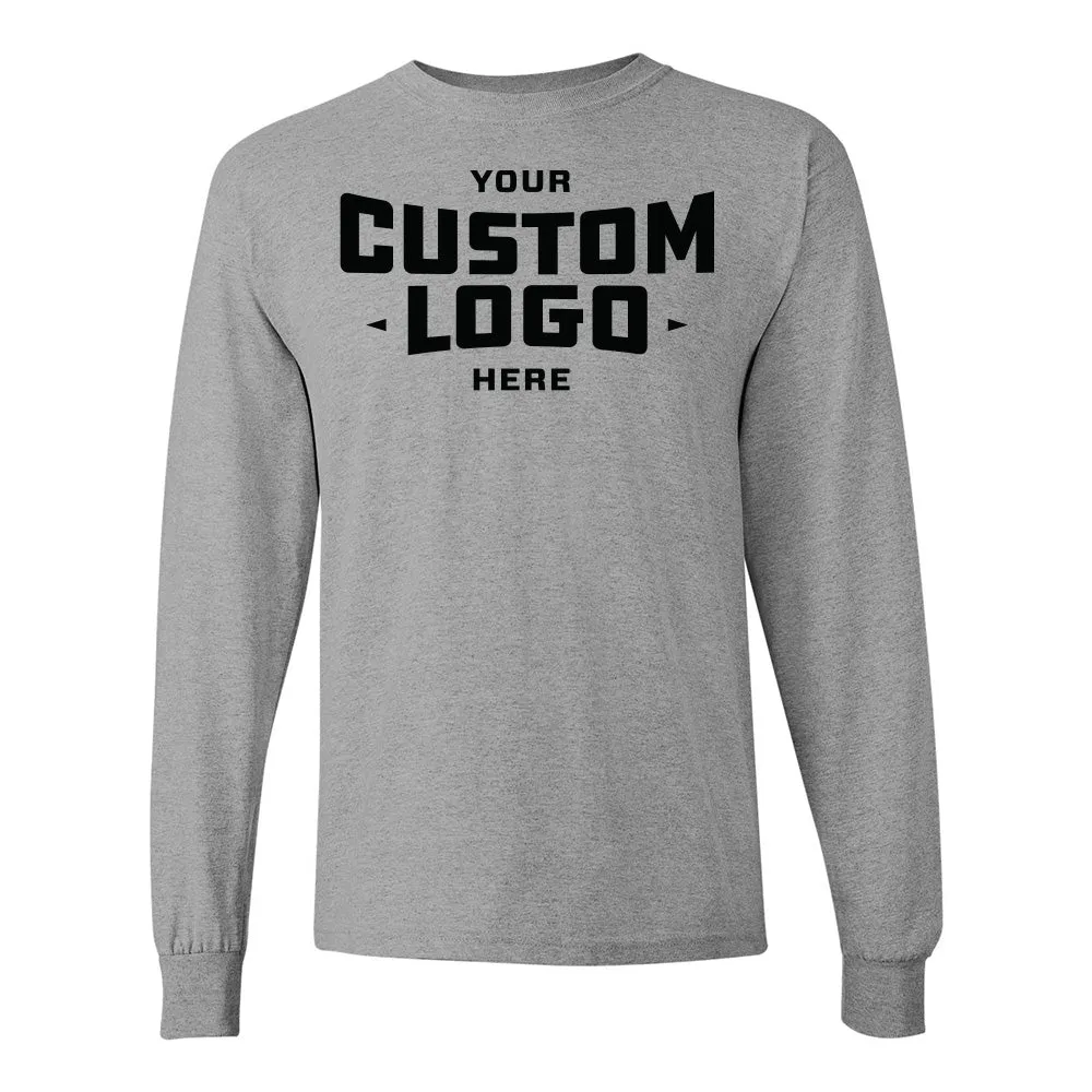 Custom Long Sleeve T-Shirt Full Color - Gildan 5400