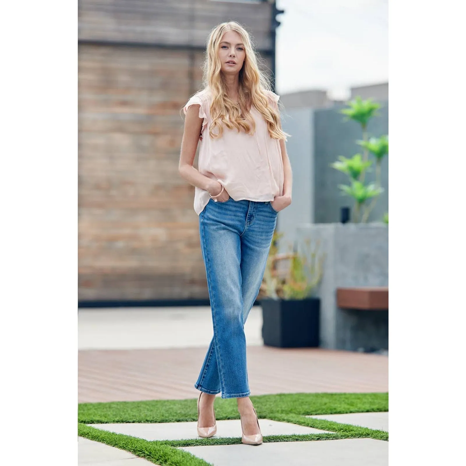 HIGH RISE PLUS TUMMY CONTROL SUPER STRETCH JEANS