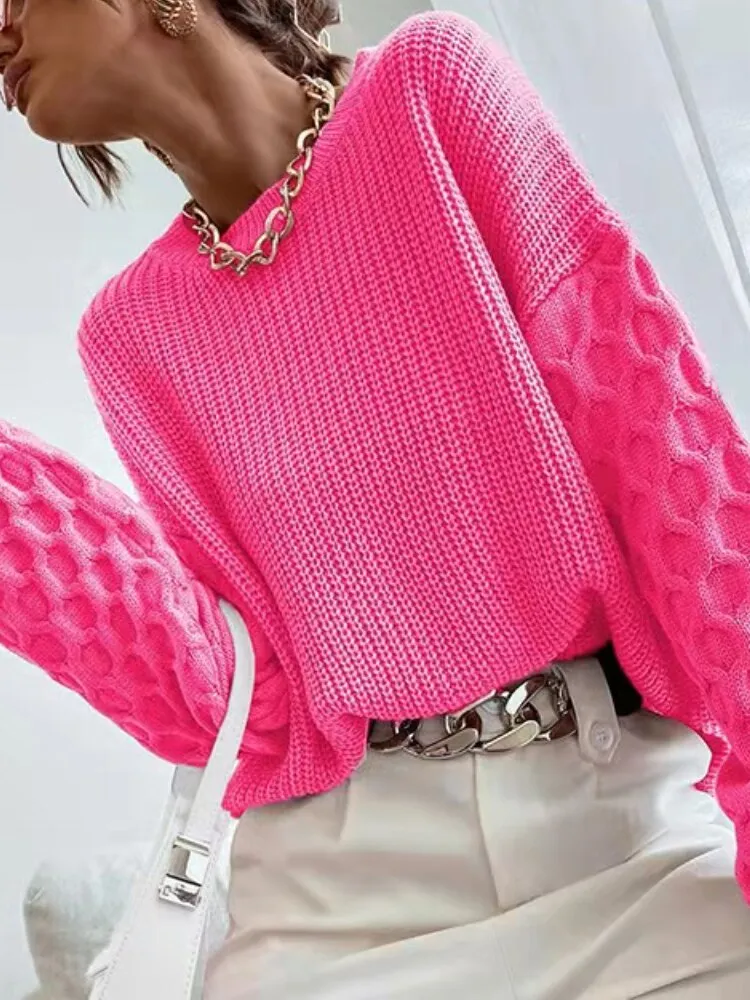 Knited Full Sleeved Round Neck Pullover