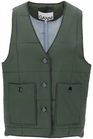 quilted boxy F8934 KOMBU GREEN