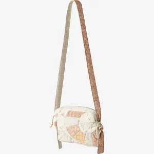 Sunday Bag Moono - ivory checked flowers