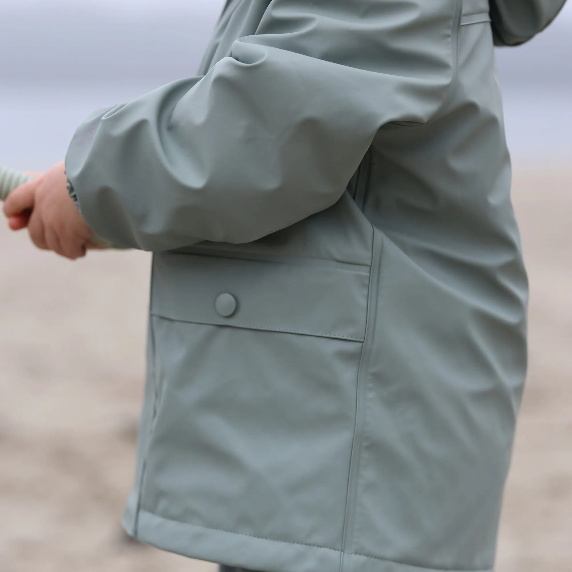Thermo Rain Coat Aju - spring ocean