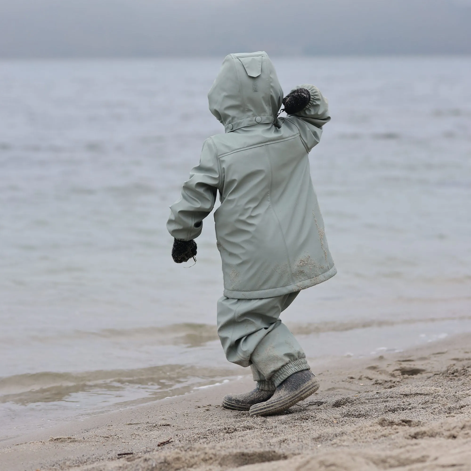 Thermo Rain Coat Aju - spring ocean