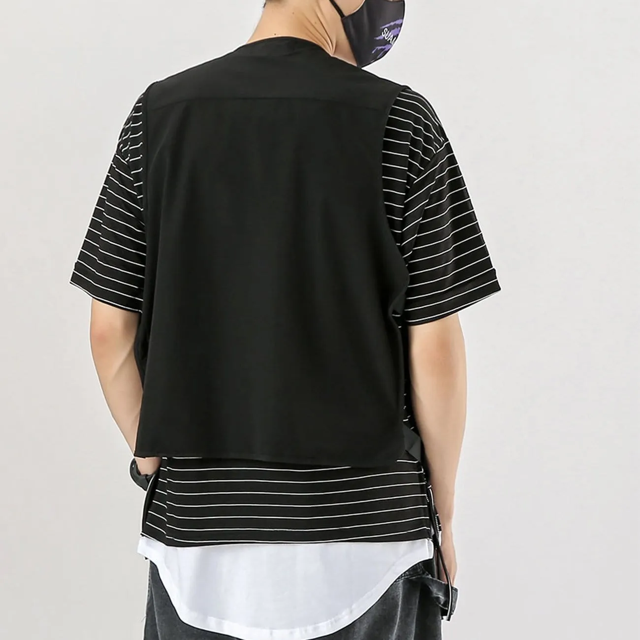 WLS Combat Zipper Pocket Cardigan Vest